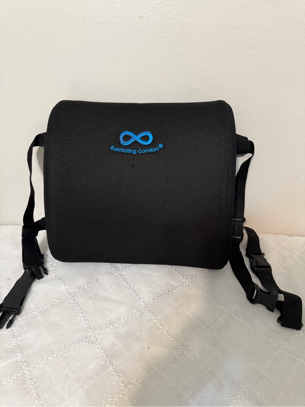 Black Lumbar Support Belt Bag